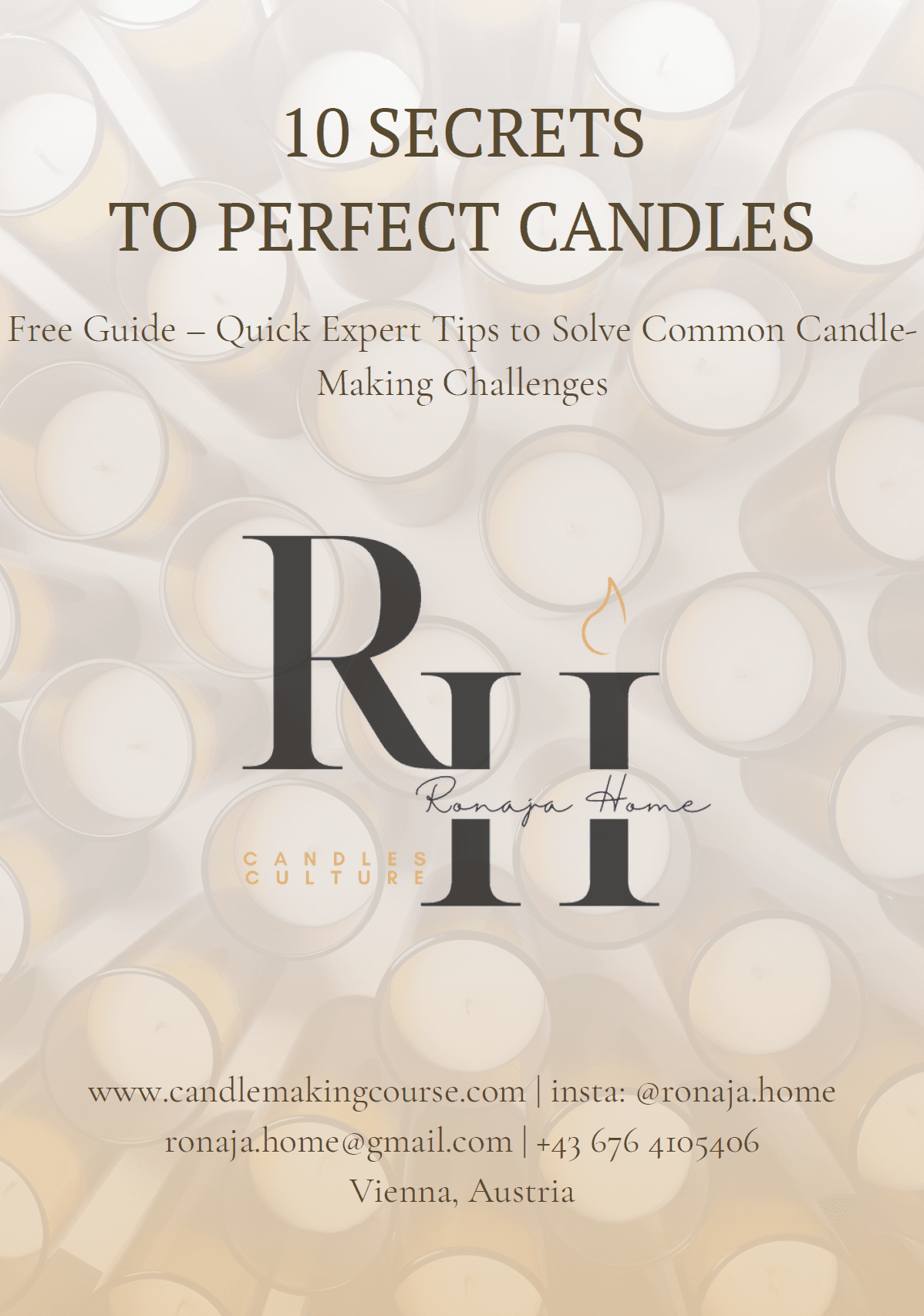 10 Secrets to Perfect Candles: Free PDF Guide